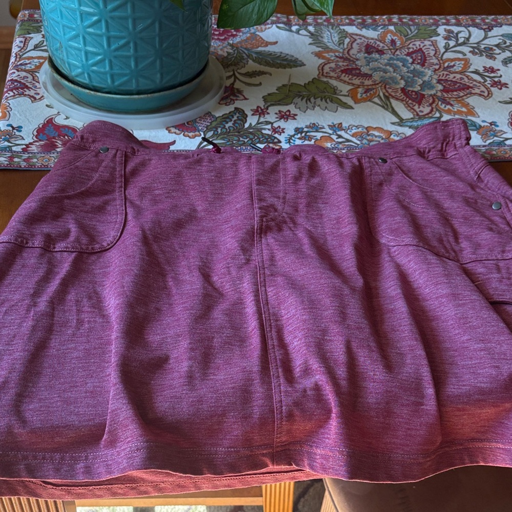 Chic Magenta Skater Skirt